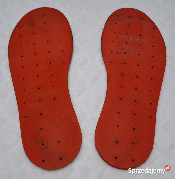 Wkładki do butów dziecięce 21 4mm czerwone 21cm śląskie Czeladź