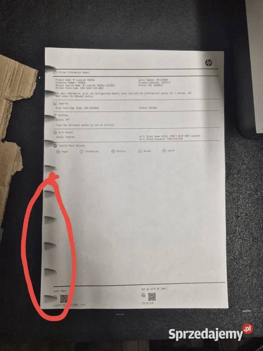 Drukarka HP LaserJet m209dwe Uszkodzona Ruda Śląska