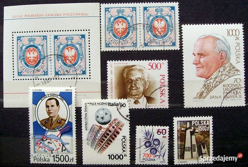 K ZNACZKI POLSKIE 1990 II kwartał kasowany Leźnica Wielka-Osiedle