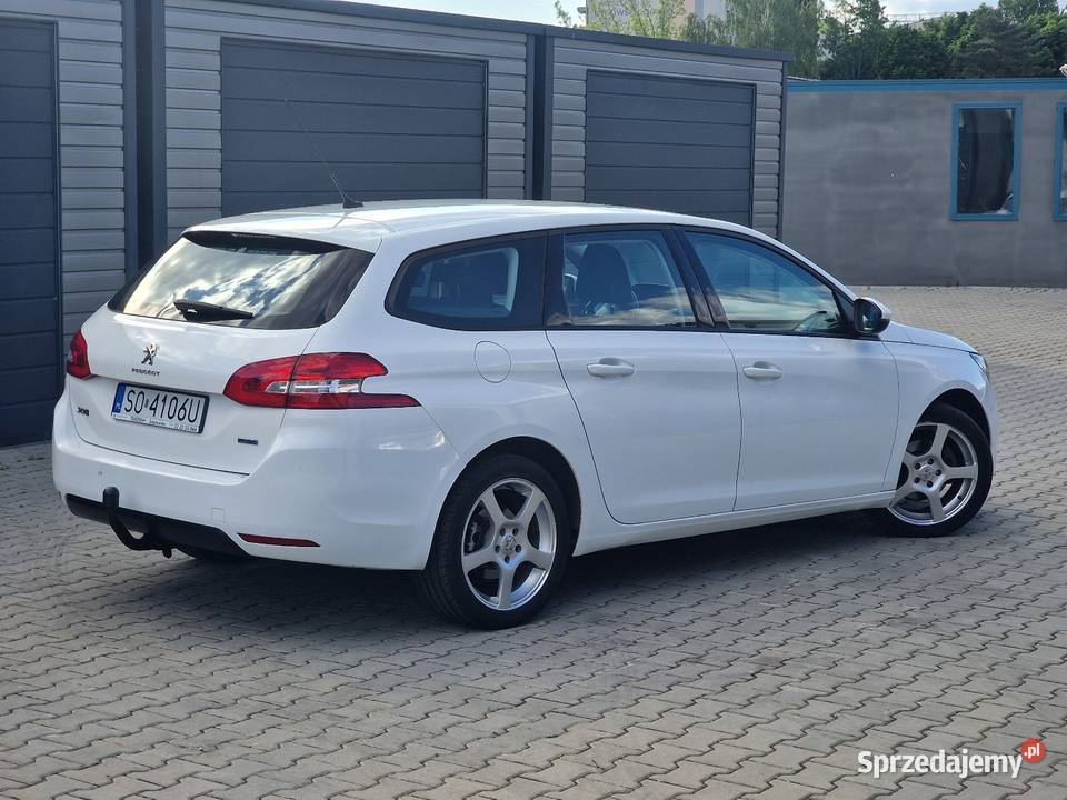Peugeot 308 T9 SW 16 blue hdi 120 biały Sosnowiec sprzedam