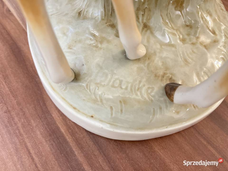 Wanke Royal Dux figurka myśliwska porcelanowa Porcelana i szkło Jastrzębie-Zdrój