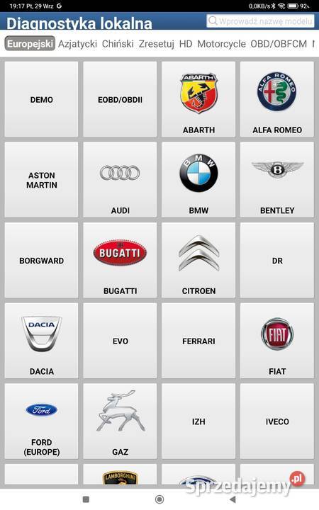 Thinkdiag 2 Diagzone Launch 24 miesiące Full Can mazowieckie Żyrardów