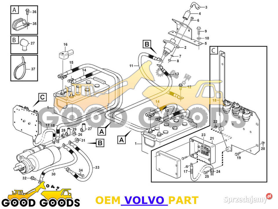 VOLVO ROZRUSZNIK 24V 11127679 Władysławów sprzedam
