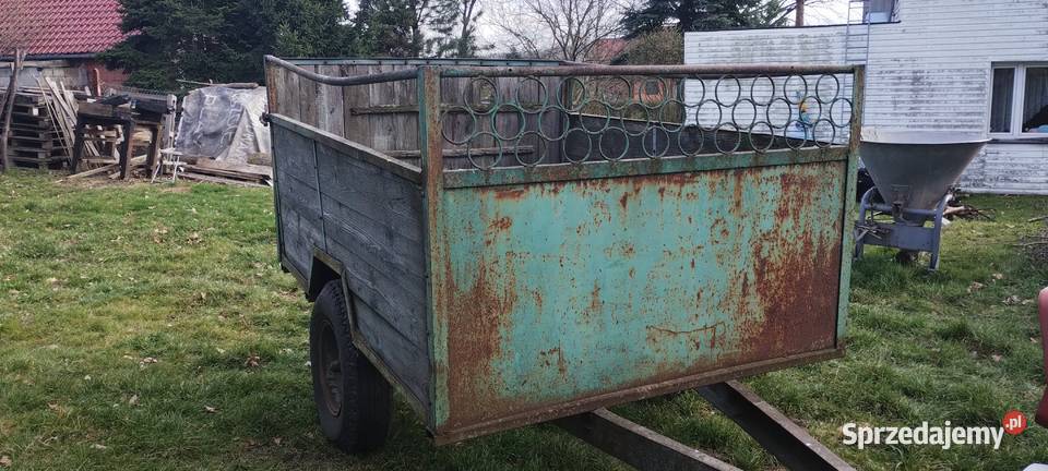 Przyczepa jednoosiowa dwukołówka Dzierżoniów