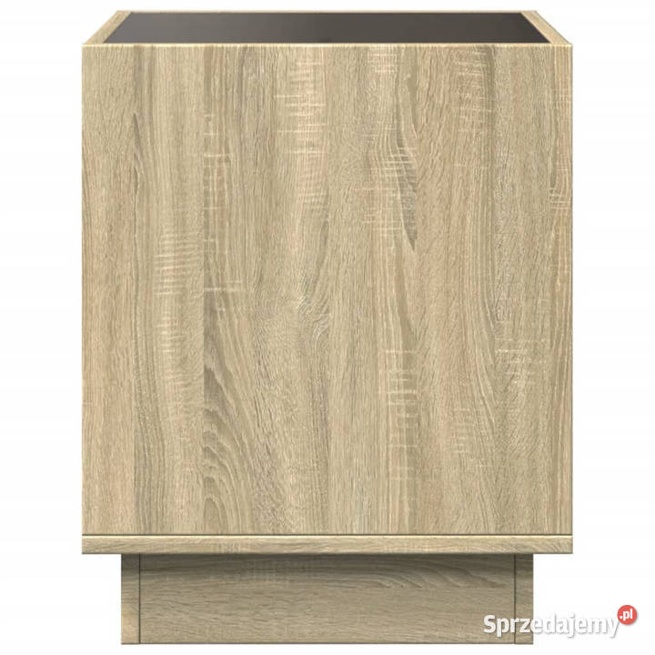 Stolik nocny z LED Infinity dąb sonoma 40x40x50 Warszawa