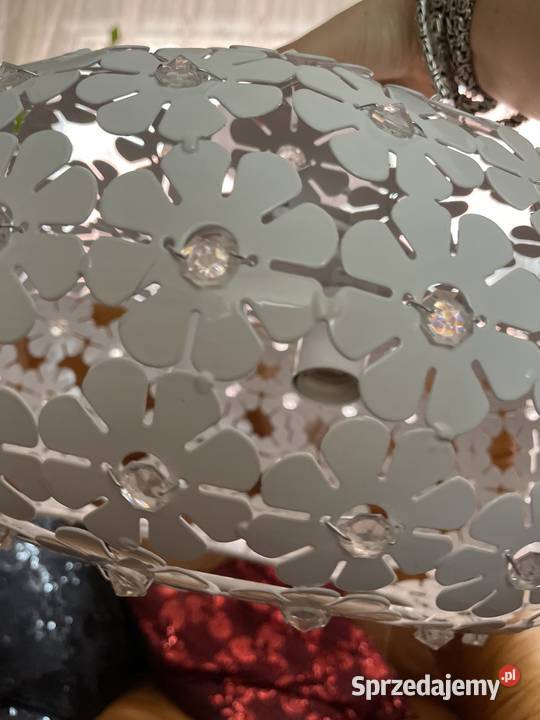 Lampa zyrandol zwis szkło metaloplastyka Bystrzyca Kłodzka