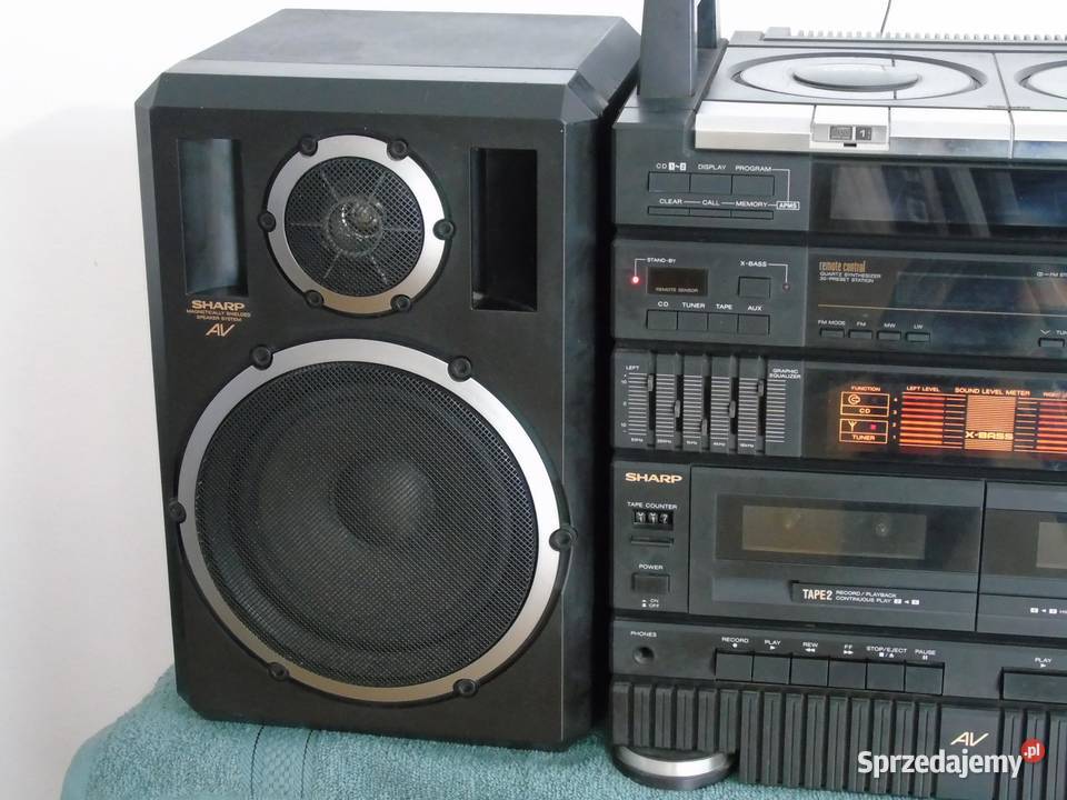 Wieża Sharp CDX200AV świetny dźwięk Vintage Jasło