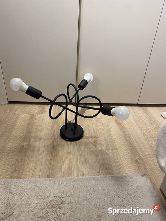 Lampa sufitowa w stylu loft czarna lubelskie Lublin