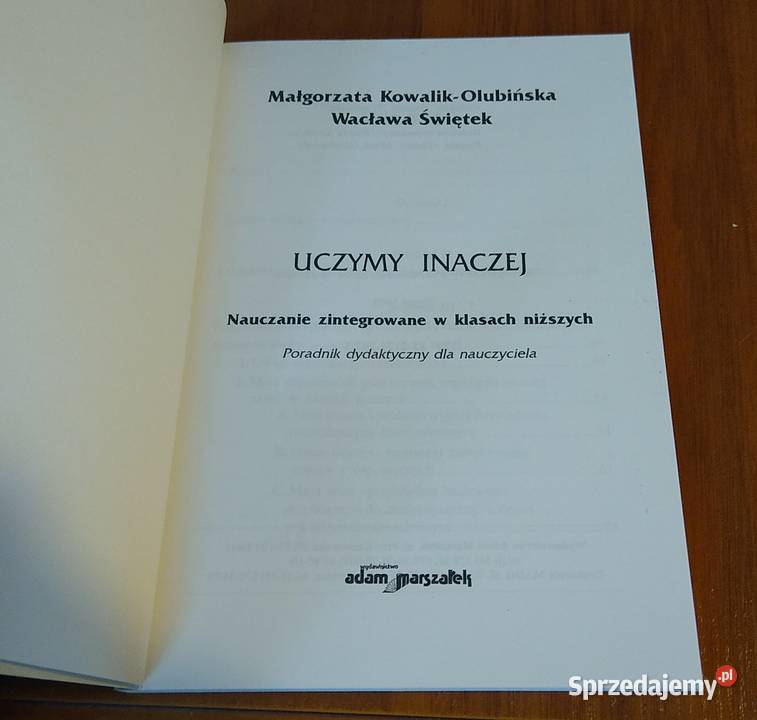 Uczymy inaczej nauczanie zintegrowane w klasach pomorskie Gdańsk sprzedam