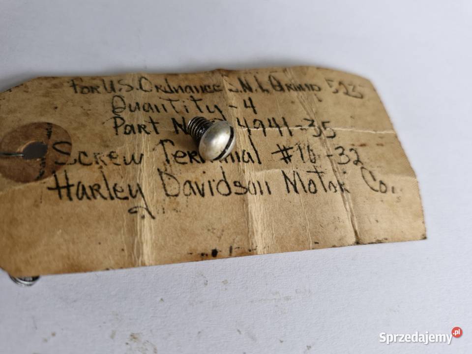 Harley WLA WLC śruba terminala lampie Grodzisk Mazowiecki