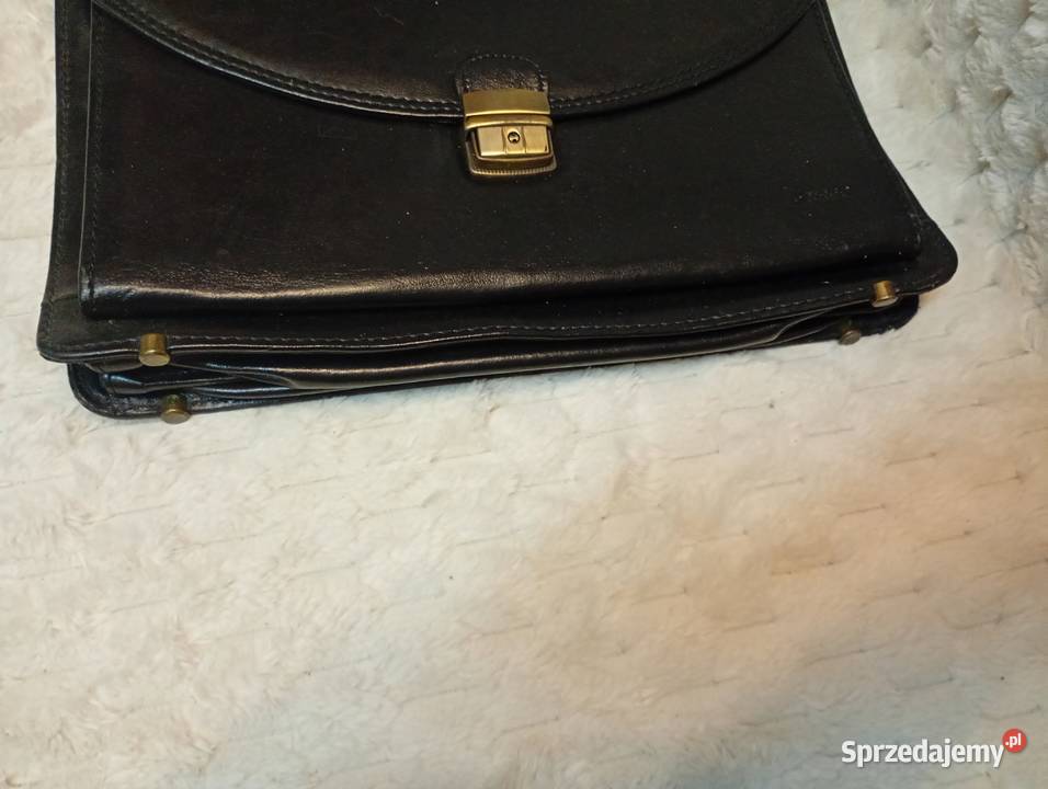 Real Leather Skórzana teczka adwokacka aktówka małopolskie
