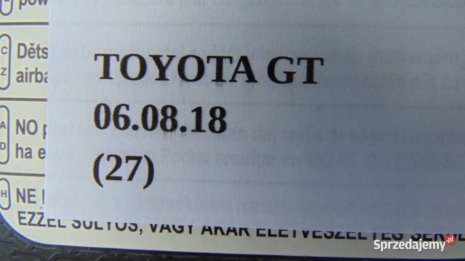 OSŁONA TOYOTA GT86 Nowy Tomyśl