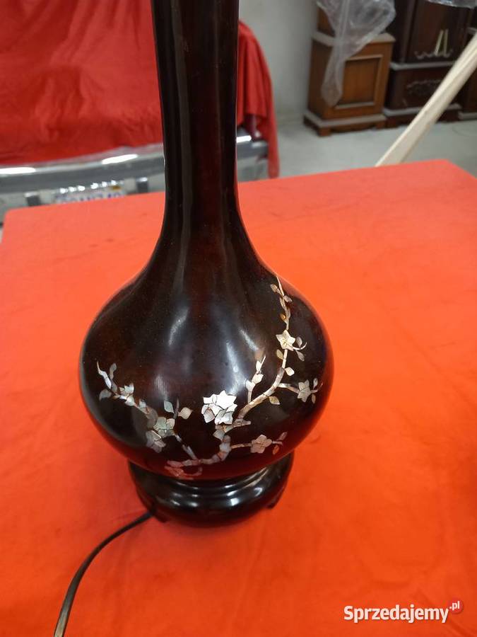 lampa stołowa z laki komplet 2 małopolskie