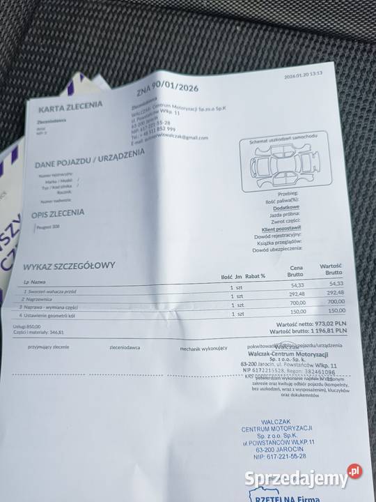 Sprzedam Peugeot 308 Peugeot Jarocin