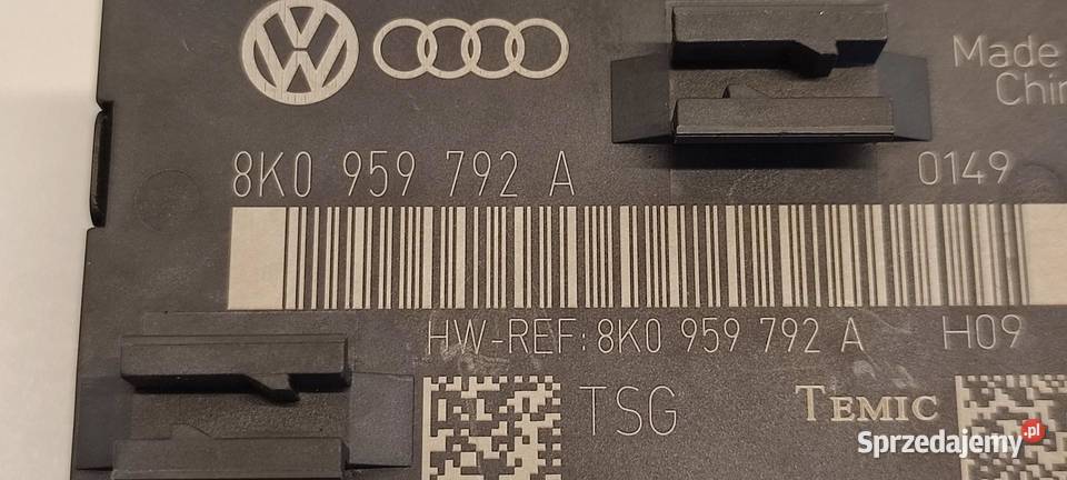 AUDI A4 B8 A5 8T MODUŁ DRZWI 8K0959792A osobowe