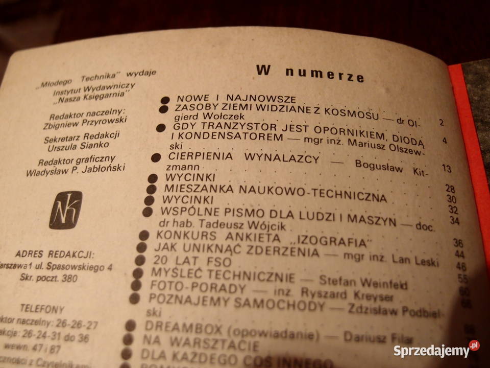 Młody technik 12 z 1971r PRL Antykwariat Łódź