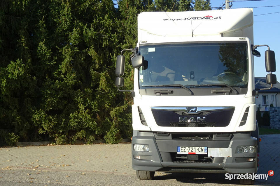 MAN TGM 18290 Euro 6 kontener 21 pal ład11030 blokada mostu Góra Kalwaria sprzedam
