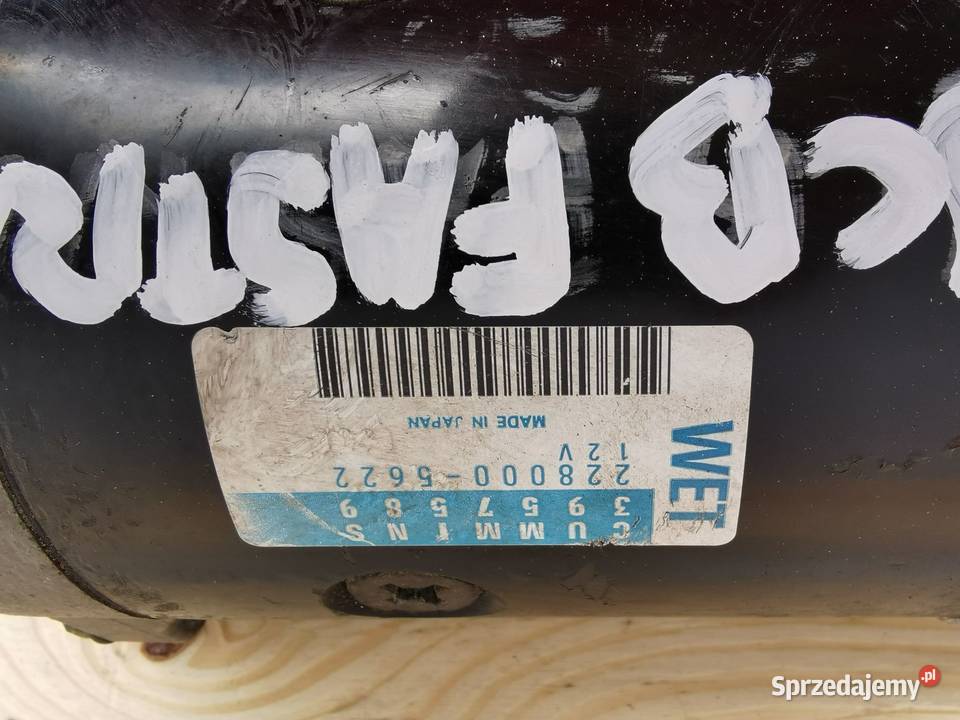 Rozrusznik JCB 8250 Fastrac Cummins 3957589 Wilkowo