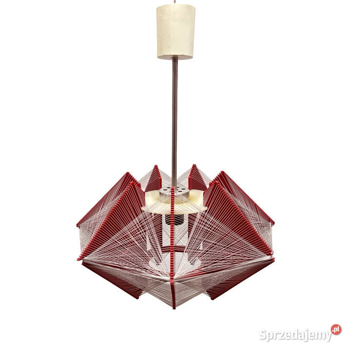 Lampa żyłkowa Rozwój Kłobuck polski design prl mazowieckie sprzedam
