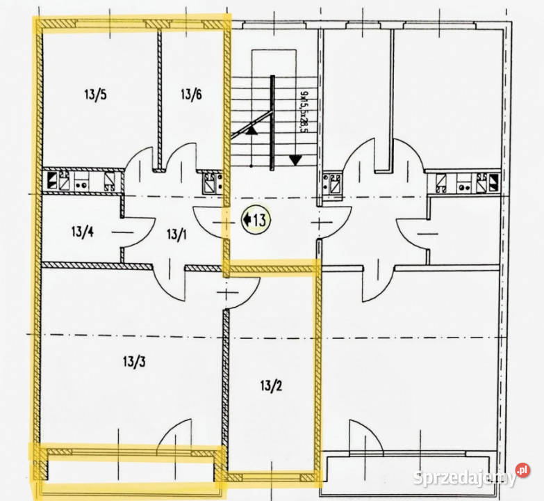 3 pokojowe mieszkanie 5912 m2 Sosnowiec Niwka