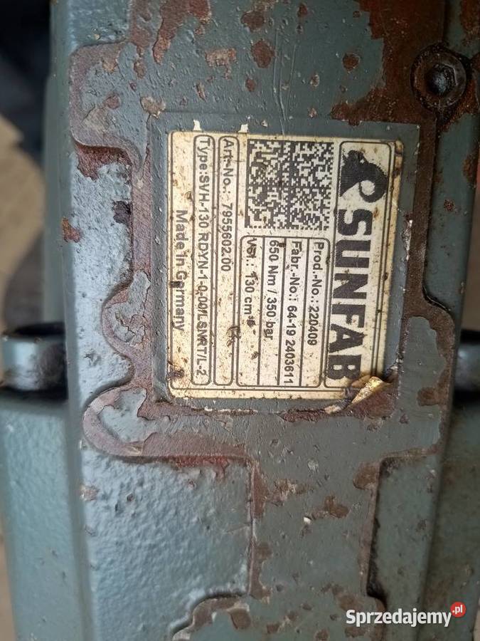 Pompa hydrauliczna SUNFAB SVH130 RDYN1000SNRTL2 świętokrzyskie Staszów sprzedam
