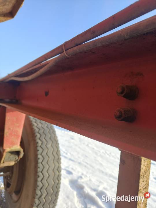 Przyczepa 10 t dmc wywrot 2 stronny sprzedam