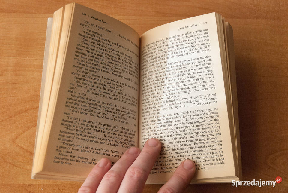 Elizabeth Peters NAKED ONCE MORE Mystery Warner Stara Wieś sprzedam