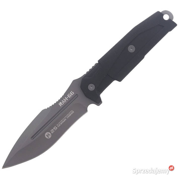 Nóż K25 RAH66 Black Rubber Titanium Coated 32499 Warszawa