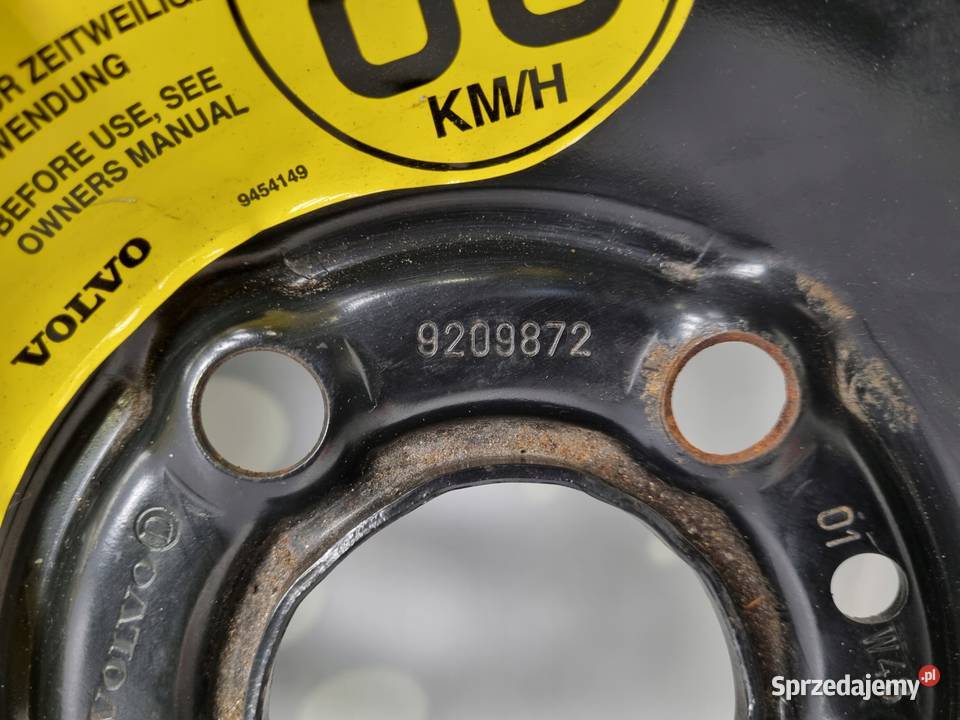 KOŁO DOJAZDOWE 12580 R17 9209872 5x108 Chełm