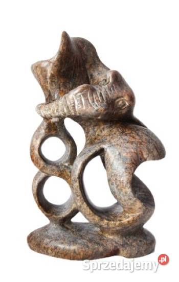 Świecznik Słoń Rzeźba z kamienia