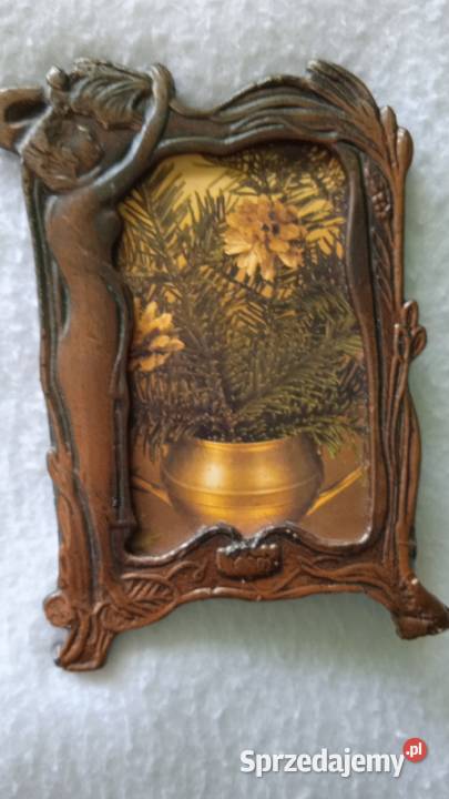 MIEDZIANA OZDOBNA RAMKA NA ZDJĘCIE Ramki i ramy Piła sprzedam