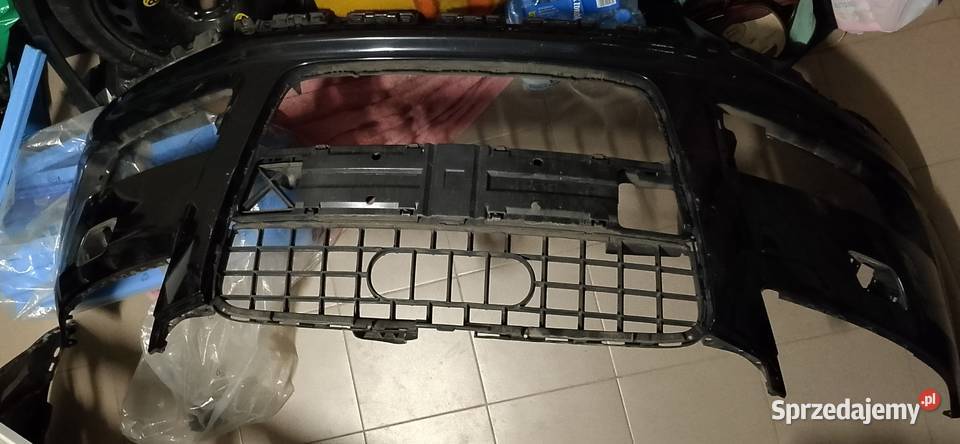 Zderzak przedni przód audi Q7 czarny 2015 Rzeszów