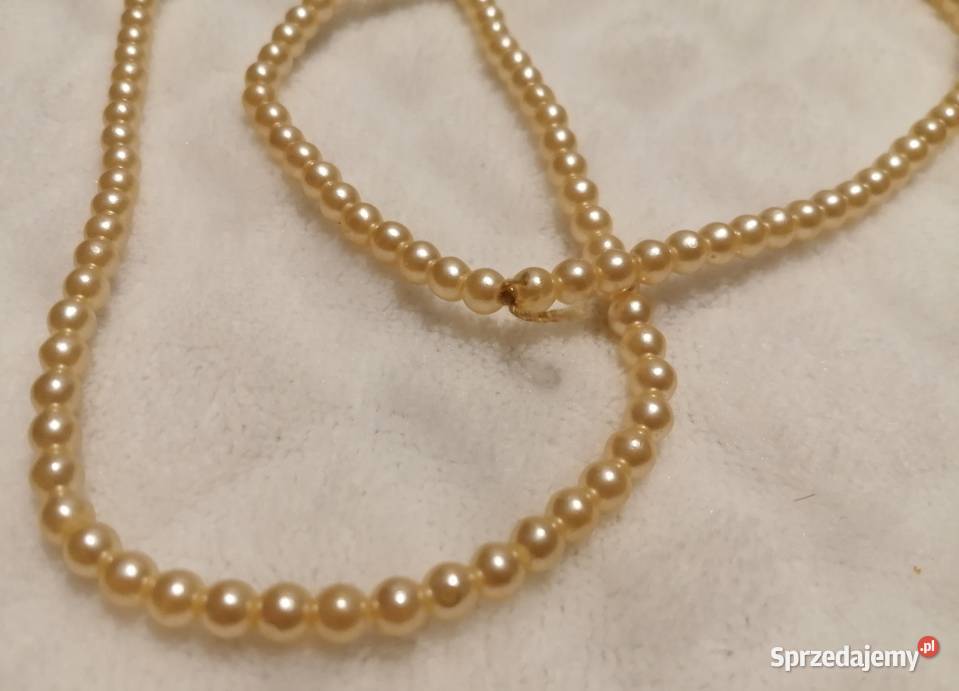 Naszyjnik z koralików korale 4mm 145 29 Czeladź