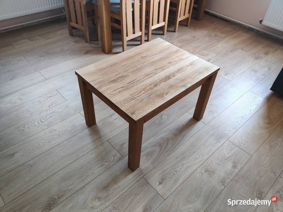 Dębowa ława stolik kawowy 76x57 Nisko