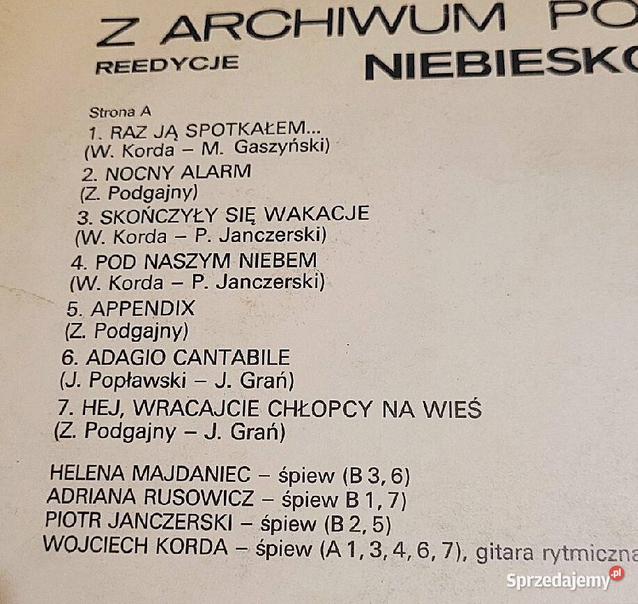 NiebieskoCzarni Alarm płyta winylowa płyta winylowa Chełmno