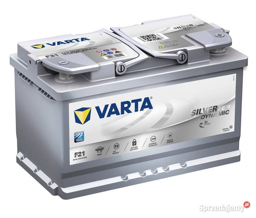 Akumulator VARTA Silver Dynamic AGM STARTSTOP akumulatory Układ elektryczny Września