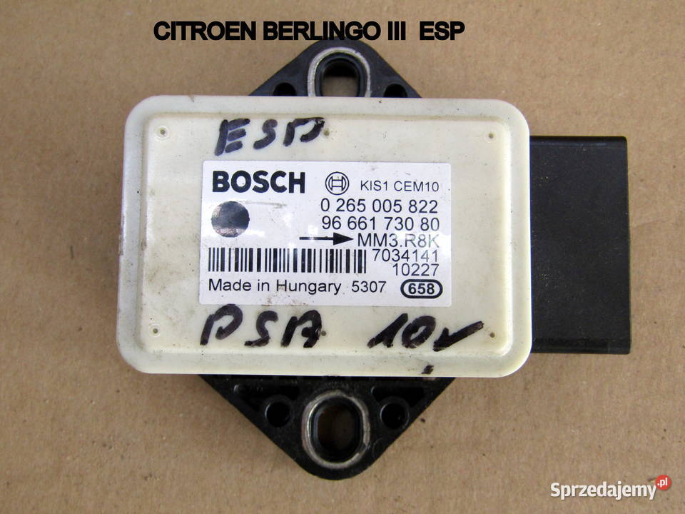 MODUŁ ESP CITROEN BERLINGO II 96661733080 Mysłaków