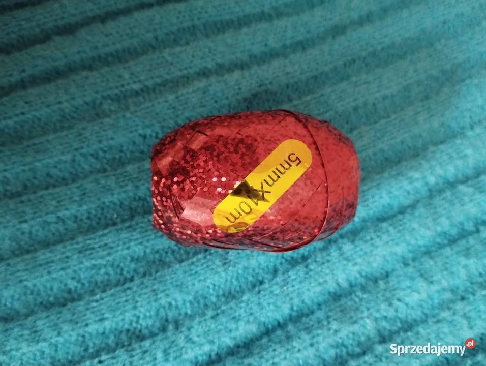 Wstążki brokatowe różne 5mm i10 metrów Siemiatycze