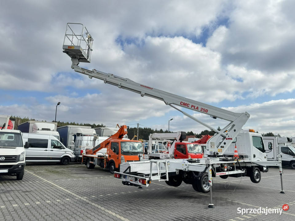 Renault Maxity Podnośnik Koszowy 25m CMC PLA 250 Widełki