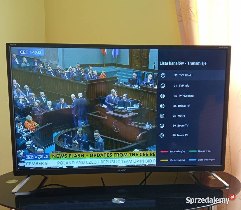 Telewizor Sharp 32 całe dźwięk Harman Kardon Telewizory Stalowa Wola