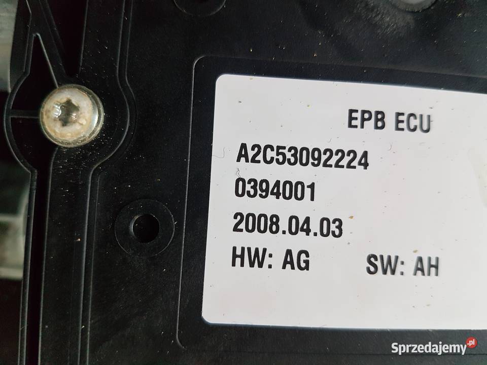 CITROEN C4 PICASSO HAMULEC RECZNY ELEKTRYCZNY Linki hamulca Turek