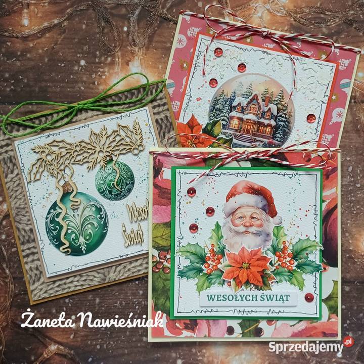 Święta kartki świąteczne różne wzory Mszana Dolna
