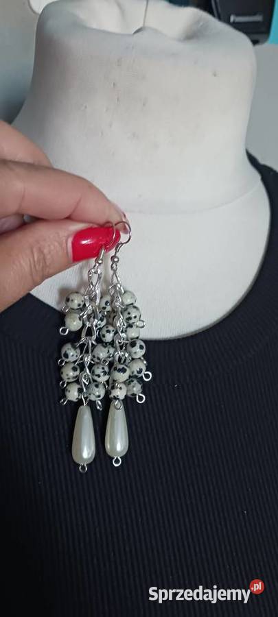 Kolczyki jaspis kujawsko-pomorskie