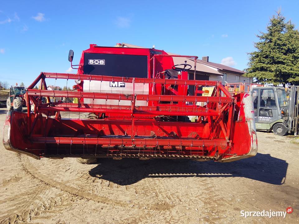 Kombajn Massey Ferguson 506 w oryginale heder 3m Skaryszew