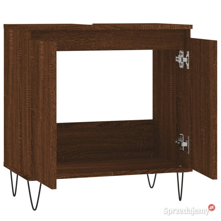 Szafka łazienkowa brązowy dąb 58x33x60 WM831587 mazowieckie Warszawa sprzedam