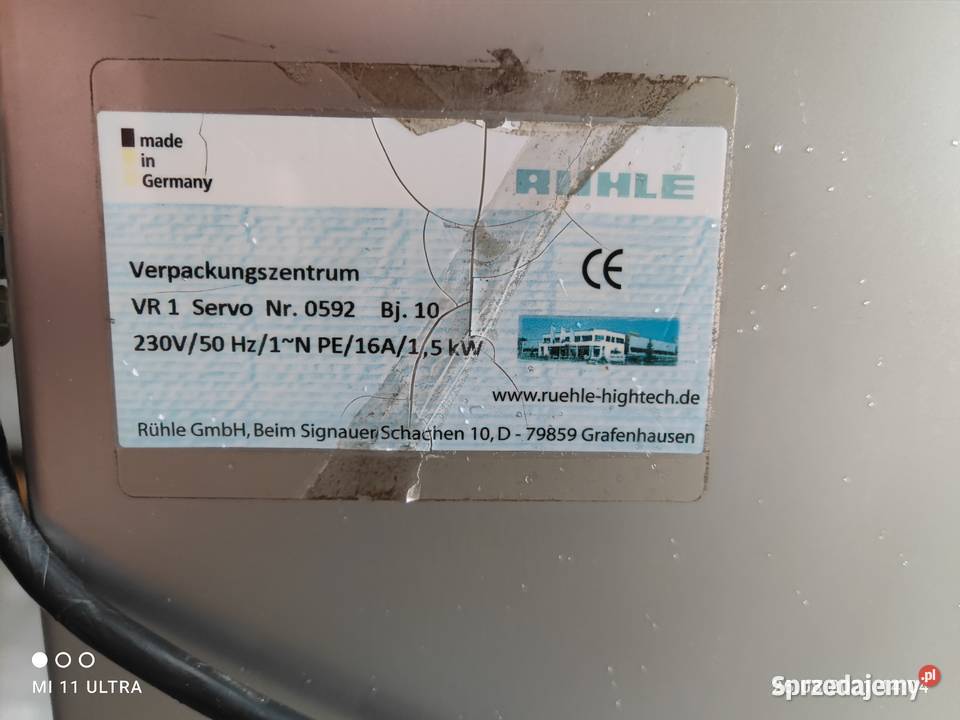 Pakowaczka próżniowa Ruhle VR1 Dobieszowice