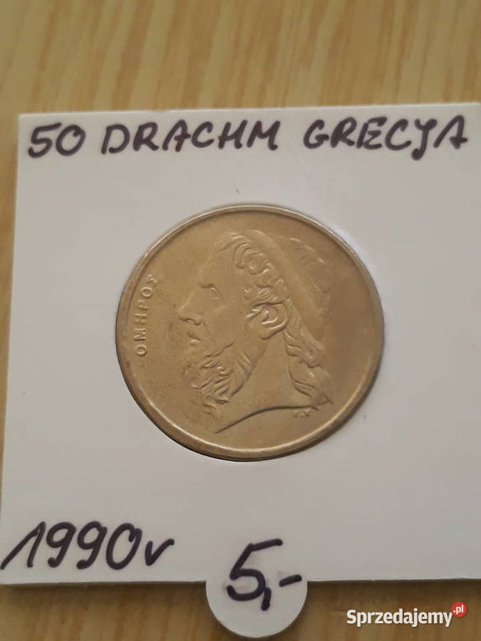 50 Drachm Grecja 1986 i 1990 r Konin