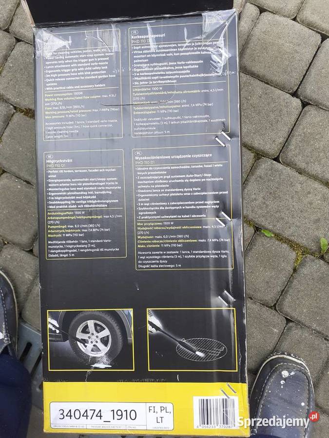 Myjka ciśnieniowa Parkside PHD 110 D1 1300W Bielsko-Biała sprzedam