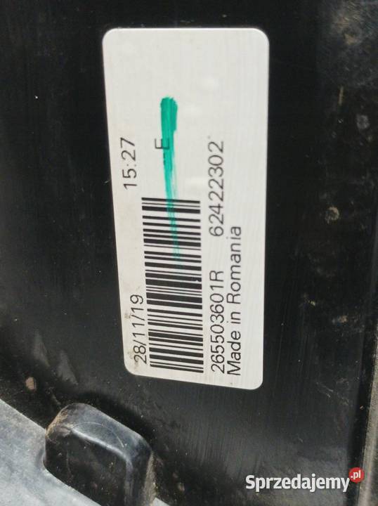 LAMPA TYŁ PRAWA 265503601R Dacia Duster II świętokrzyskie sprzedam