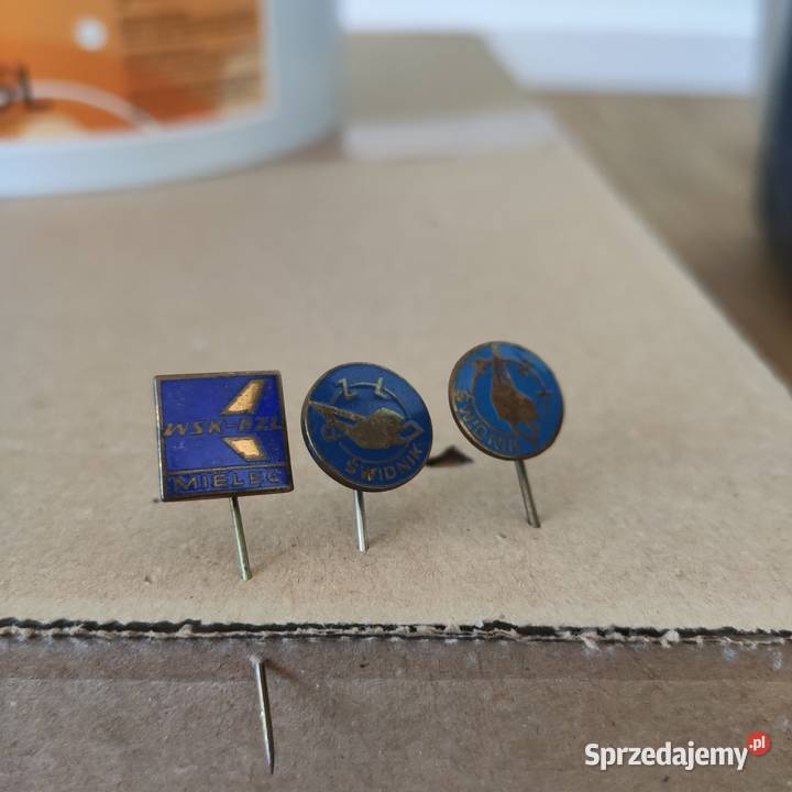 Wpinki znaczki WSK PZL Świdnik Mielec Pozostałe Warszawa sprzedam